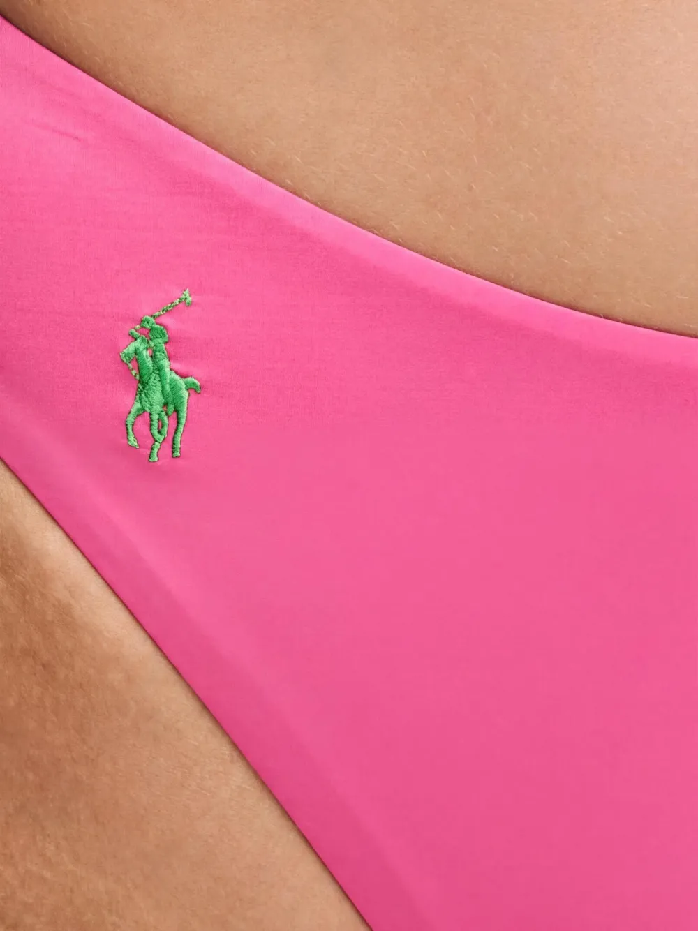 Polo Ralph Lauren Bikinislip met geborduurd logo Roze
