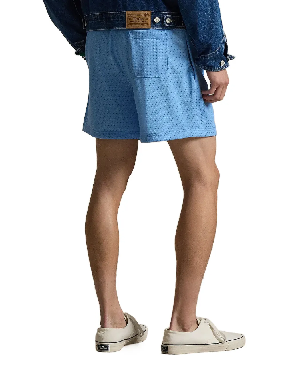 Polo Ralph Lauren embroidered-logo shorts Blauw