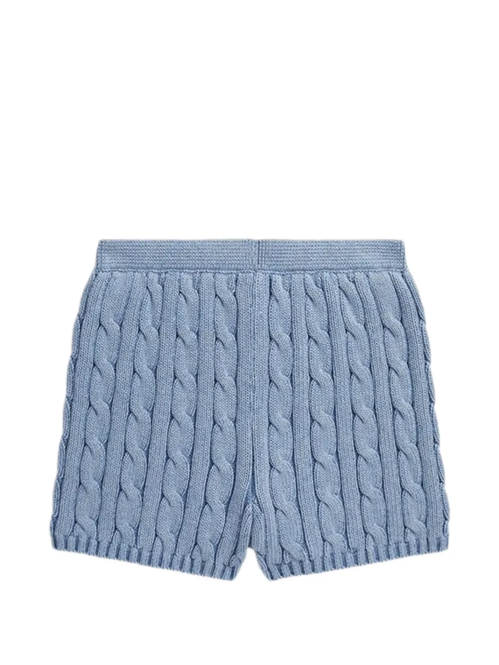 POLO RALPH LAUREN KIDS Kabelgebreide shorts Blauw