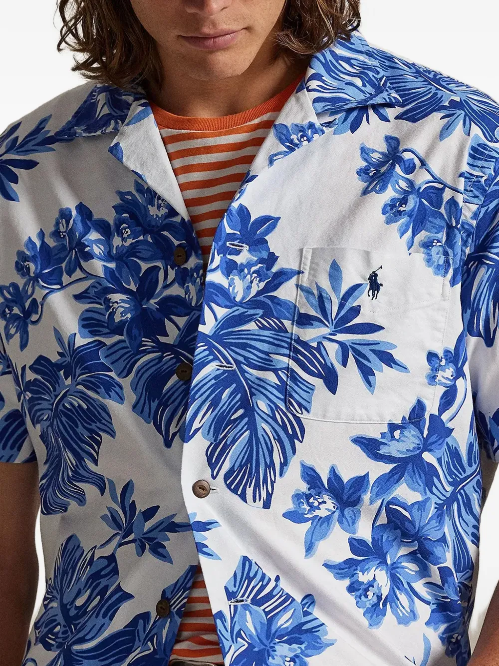 Polo Ralph Lauren Overhemd met bloemenprint Wit