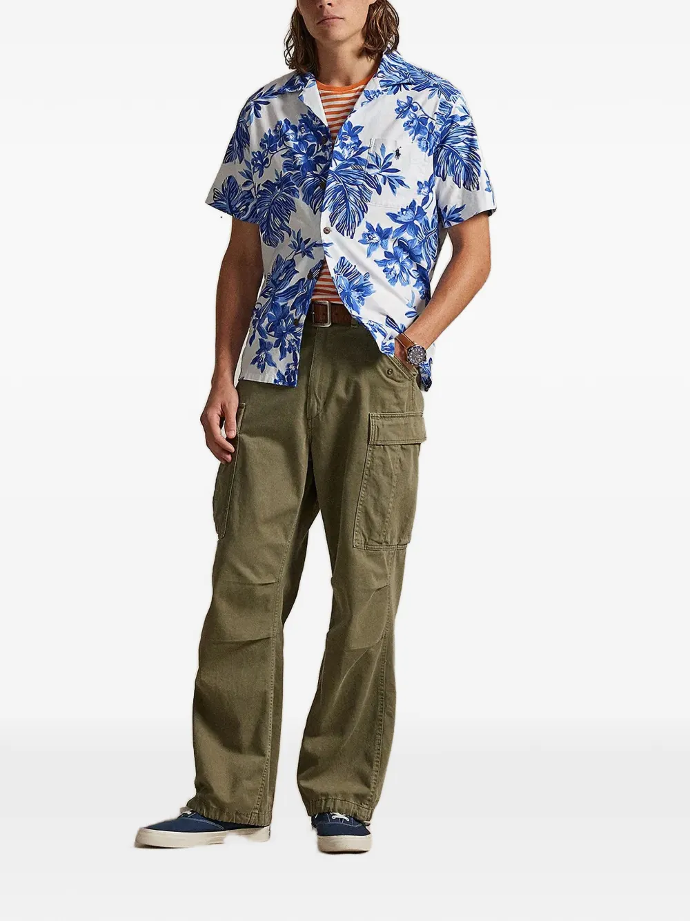 Polo Ralph Lauren Overhemd met bloemenprint Wit
