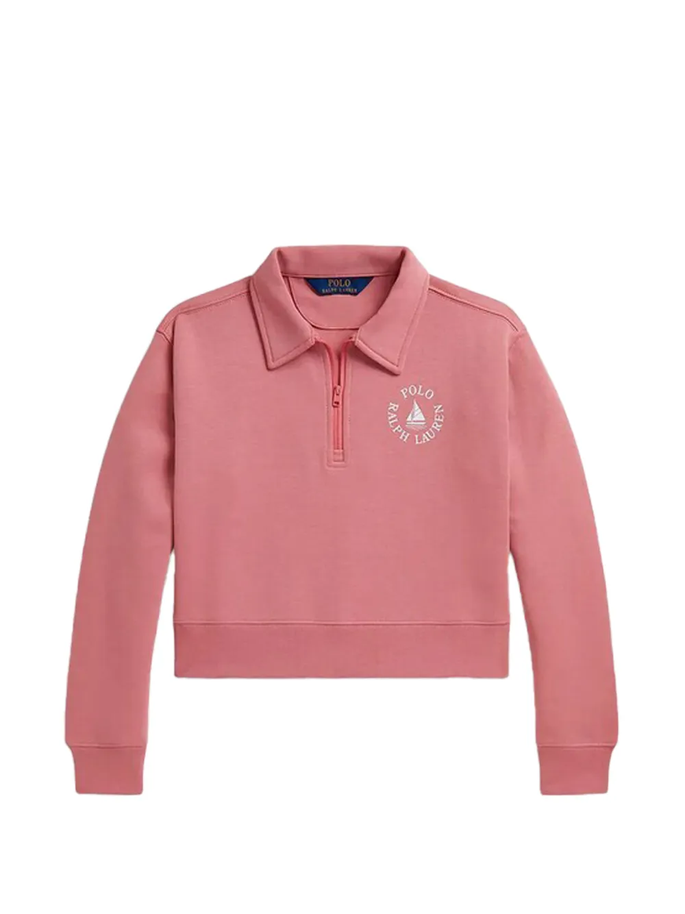 POLO RALPH LAUREN KIDS hal-zip sweatshirt - Rosa