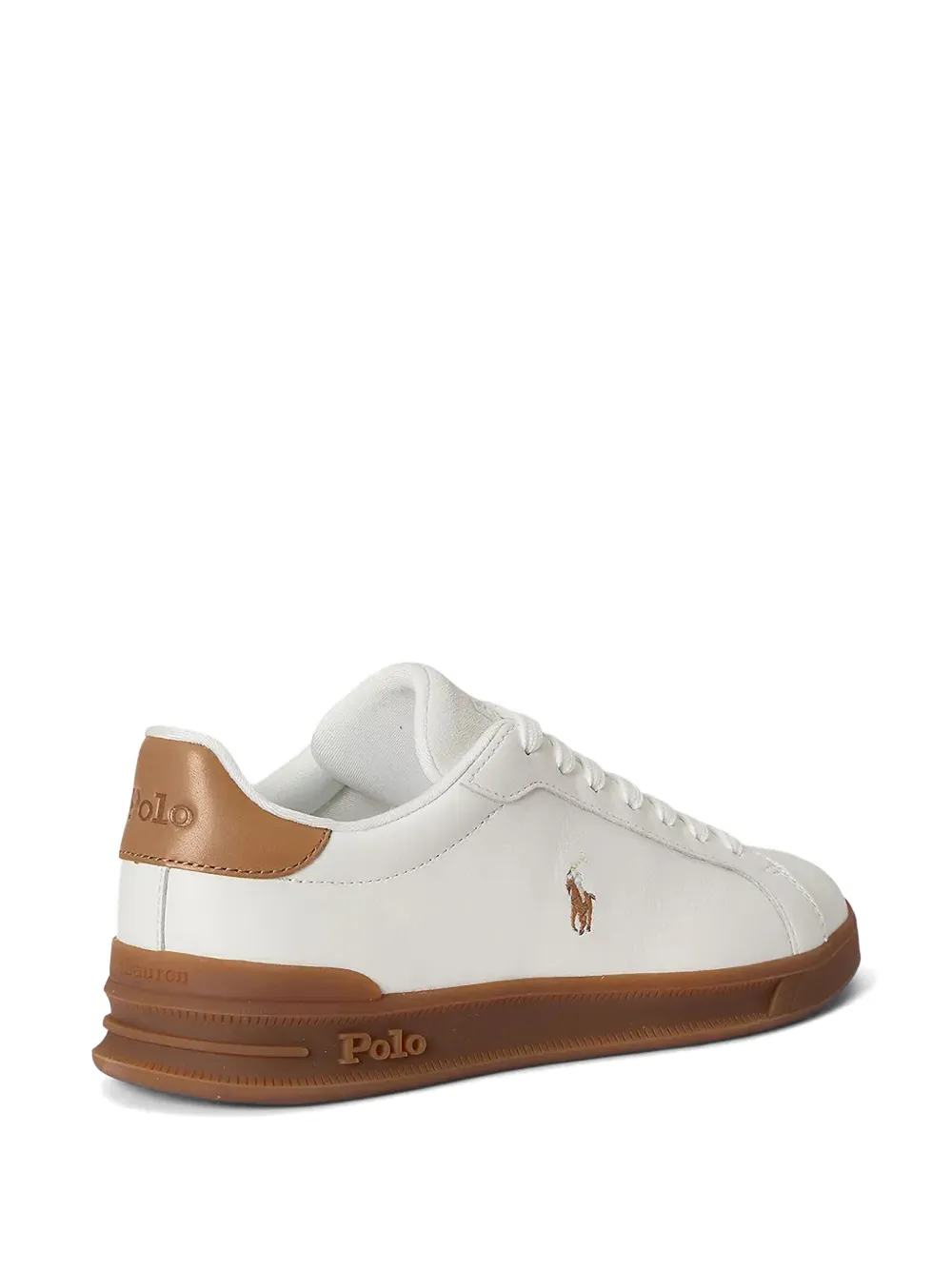 Polo Ralph Lauren Leren sneakers Wit