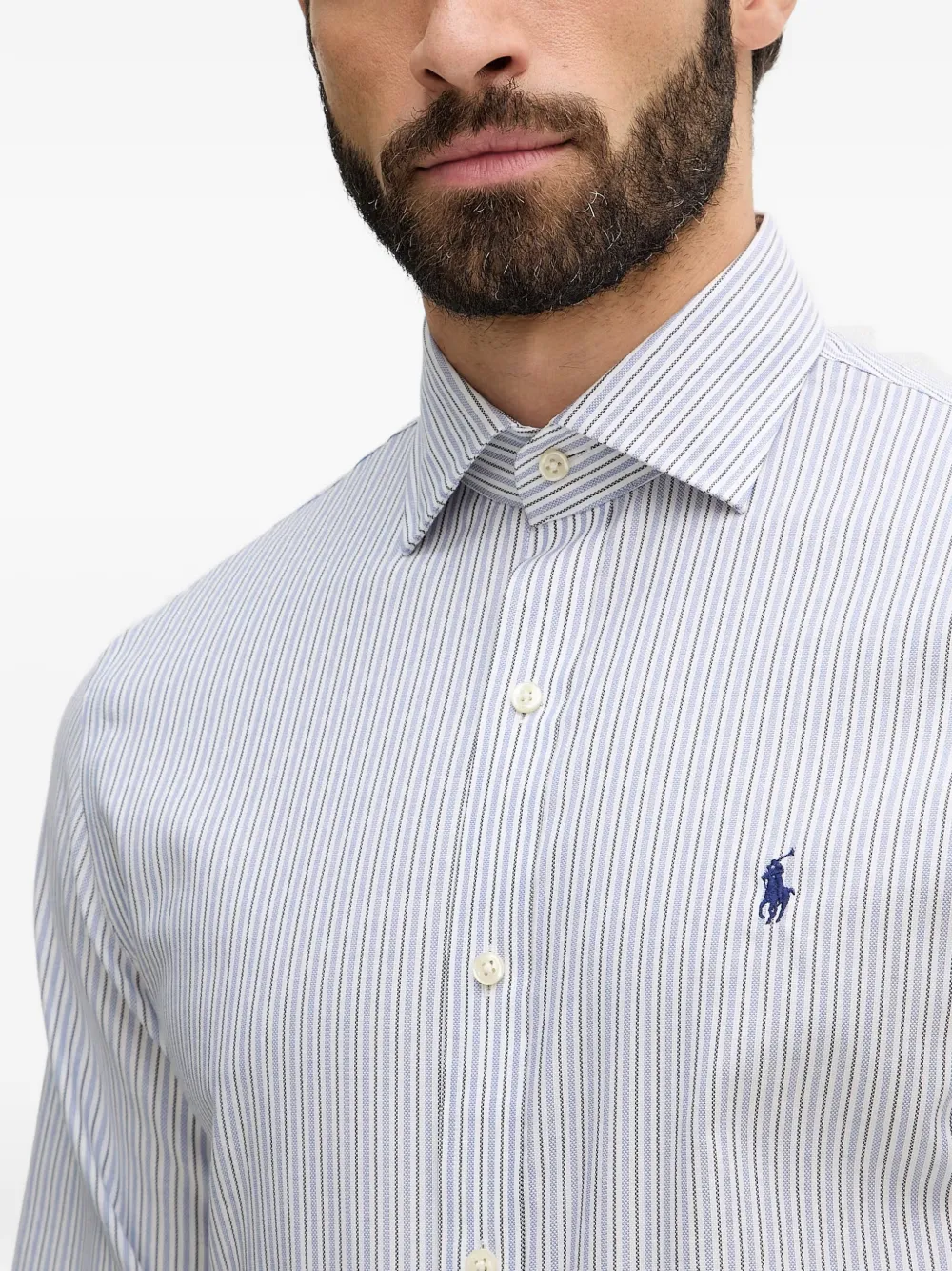 Polo Ralph Lauren Gestreept overhemd Wit