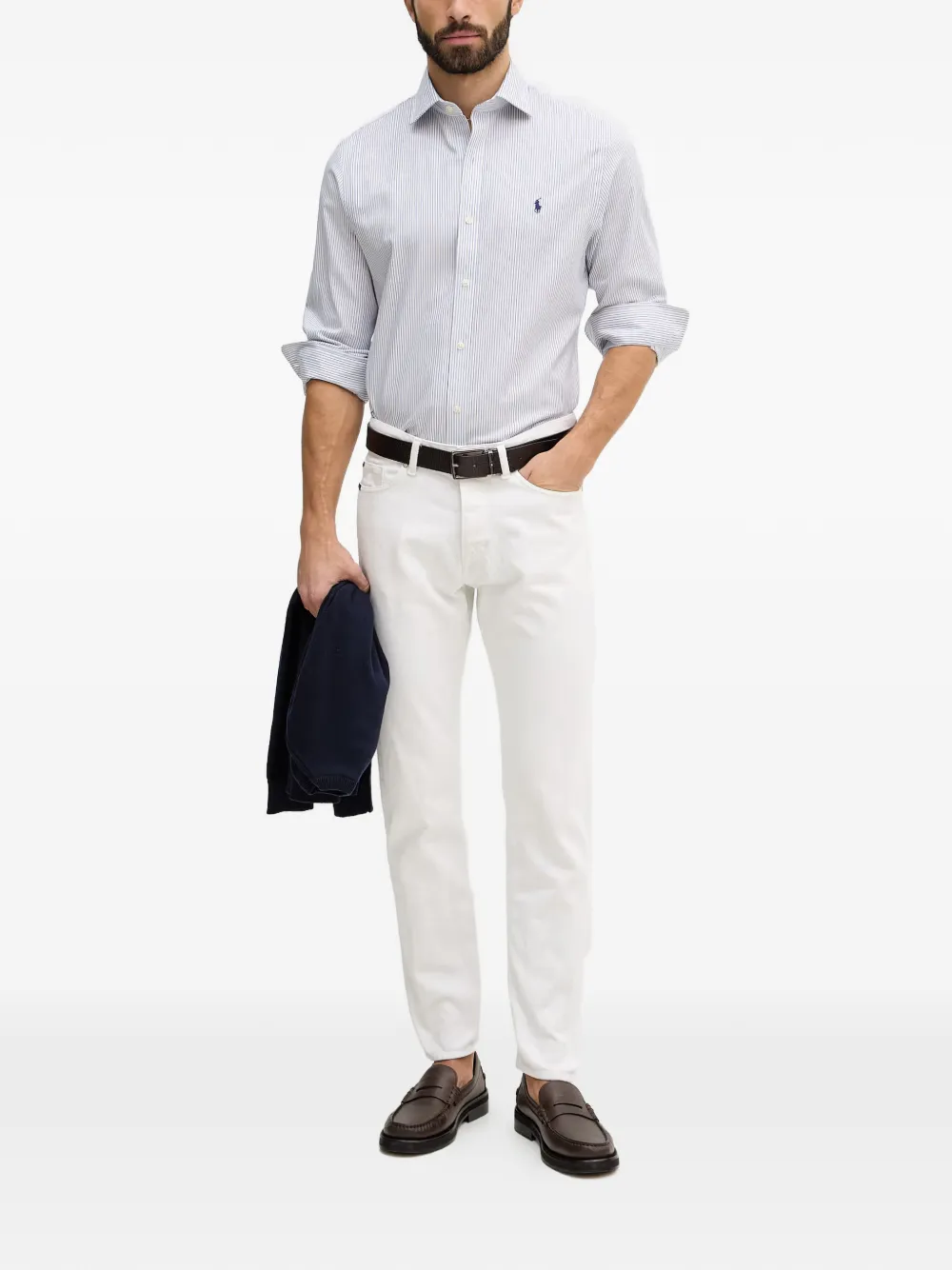 Polo Ralph Lauren Gestreept overhemd Wit