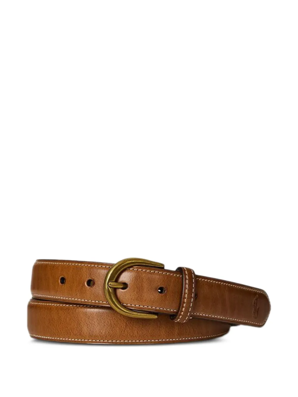 Polo Ralph Lauren stitched buckle belt - Braun