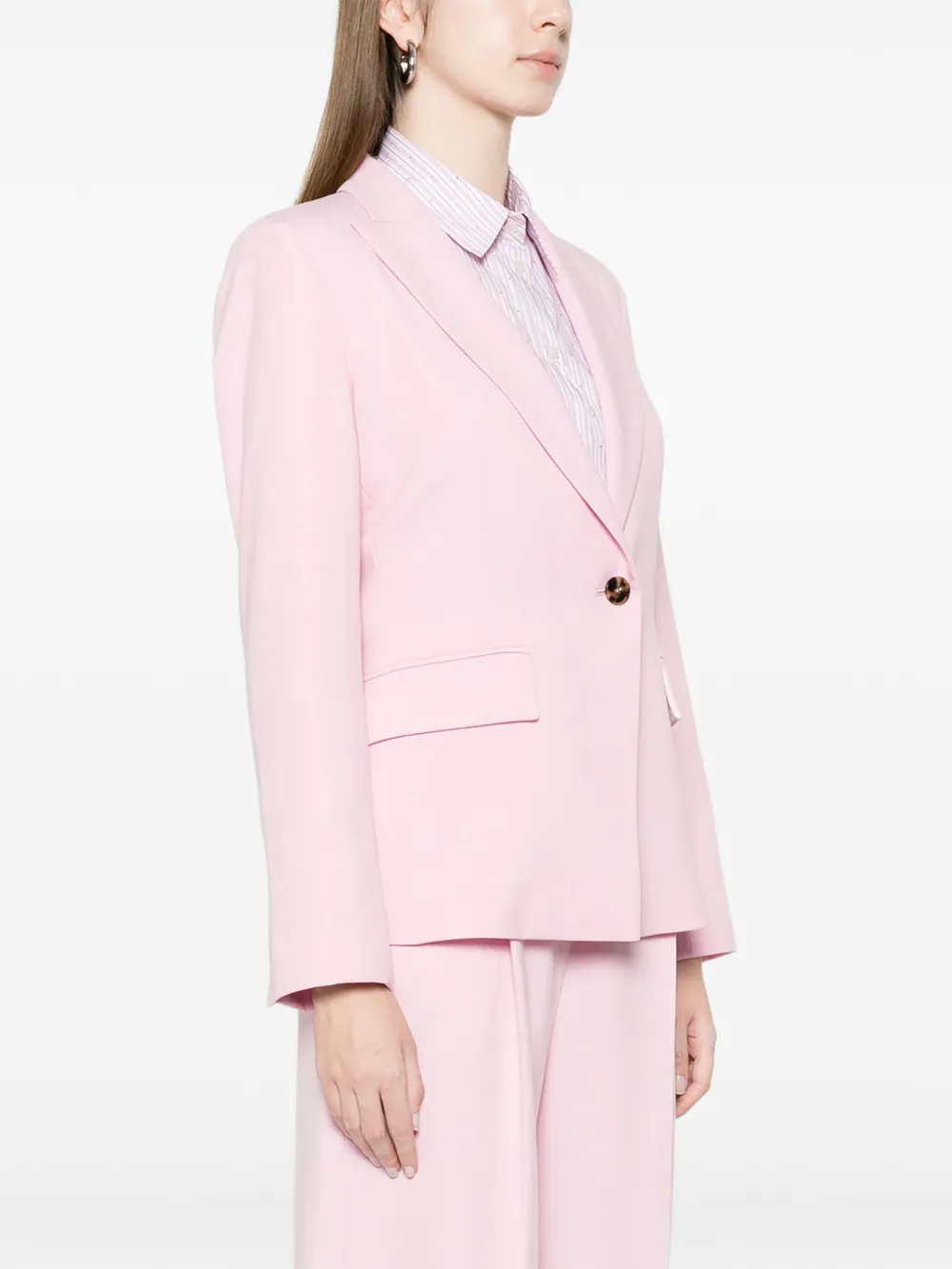  Marella Pocket Single-breasted Blazer - Pink 