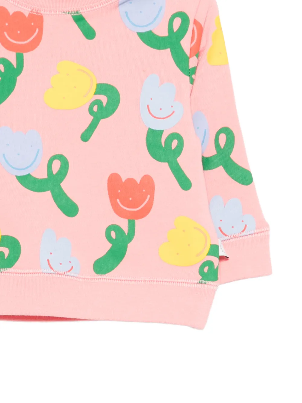 Stella McCartney Kids Sweater met bloemenprint Roze