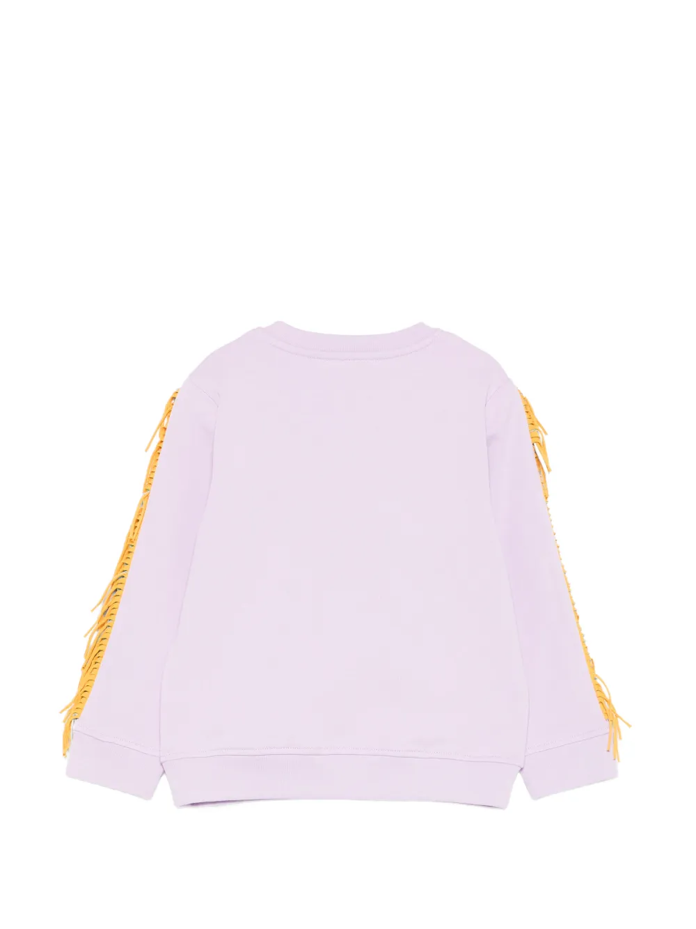  Stella Mccartney Kids Fringed-detail Sweatshirt - Purple 