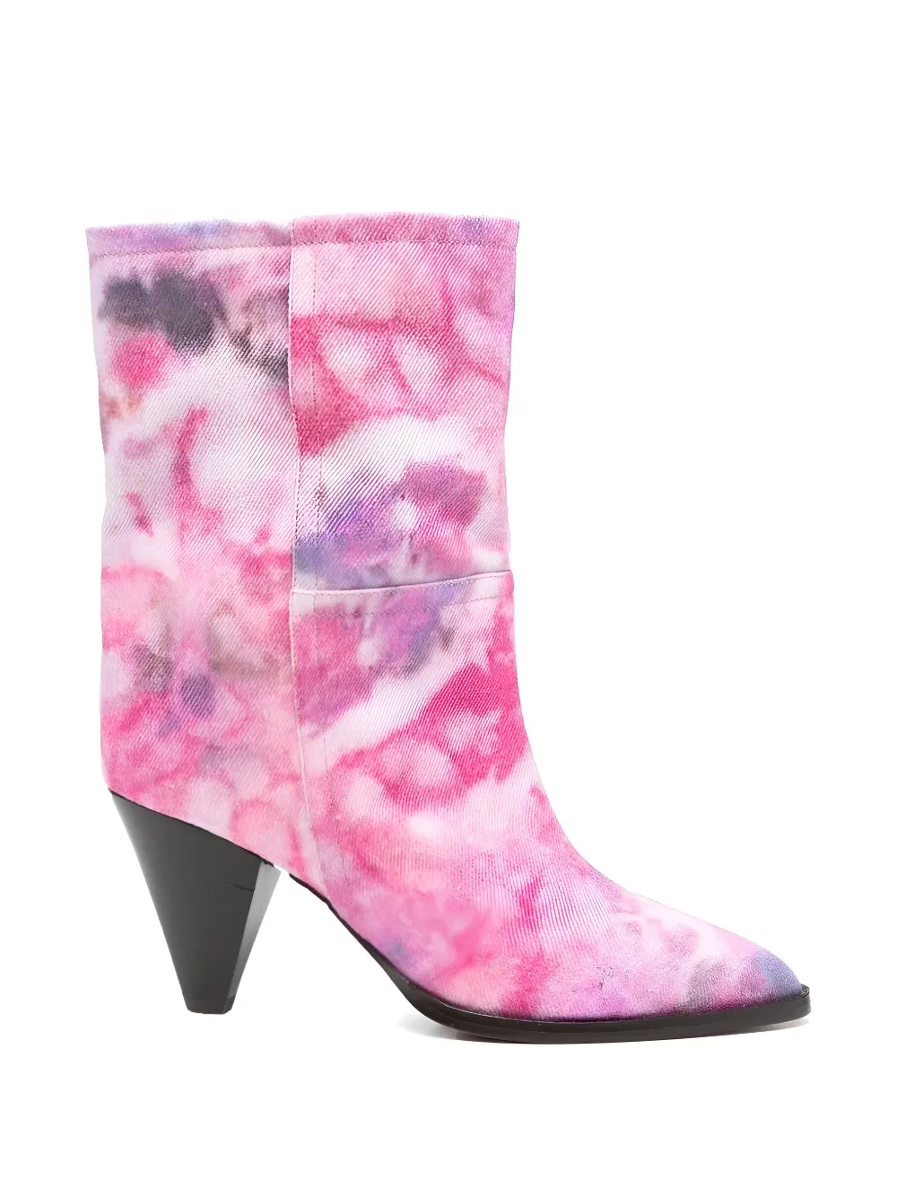 ISABEL MARANT tie-dye pointed boots - Rosa