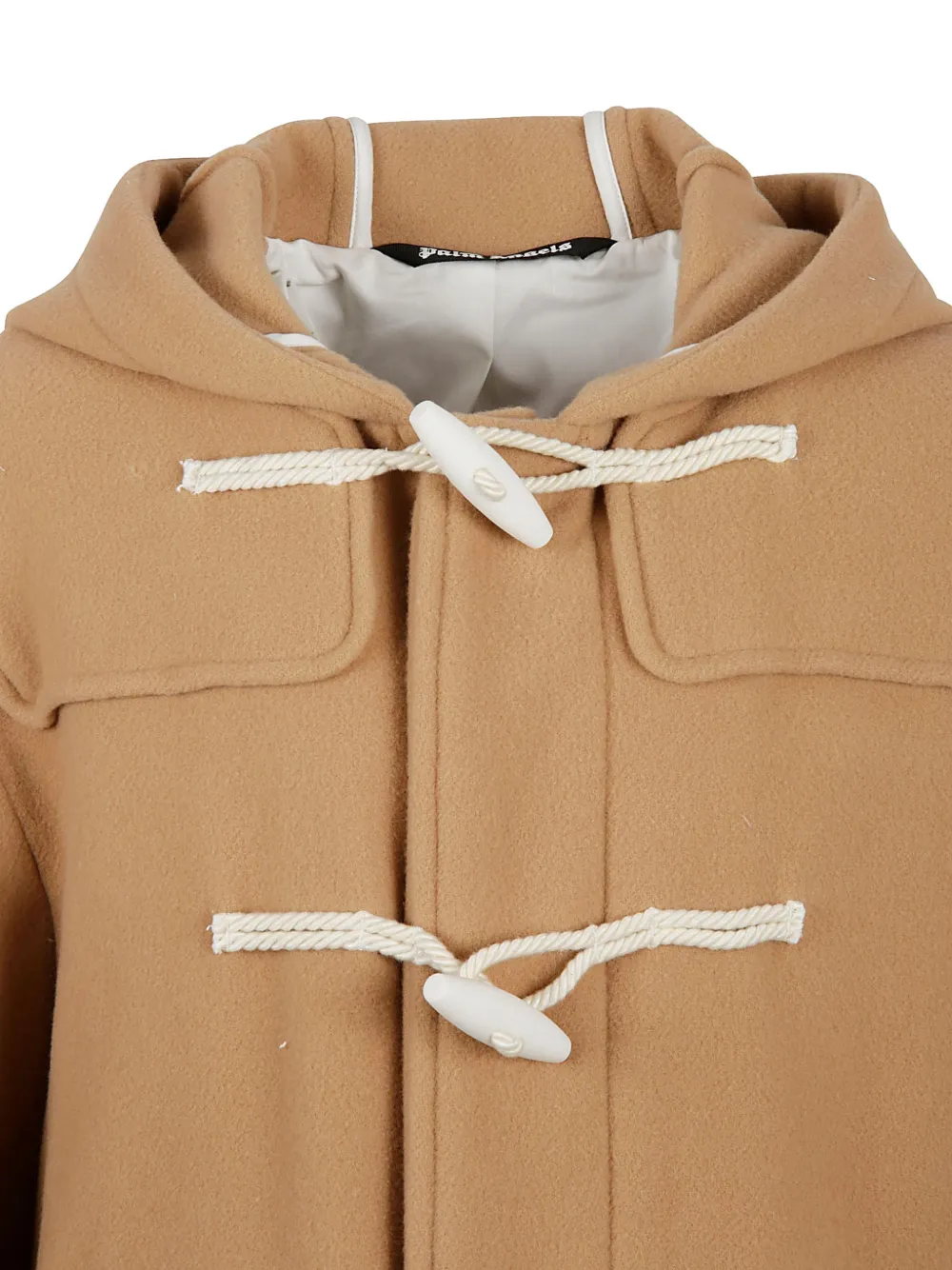 Palm Angels Jas met capuchon Beige