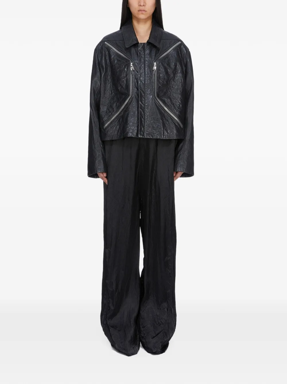 Rick Owens LS Long jumpsuit Zwart
