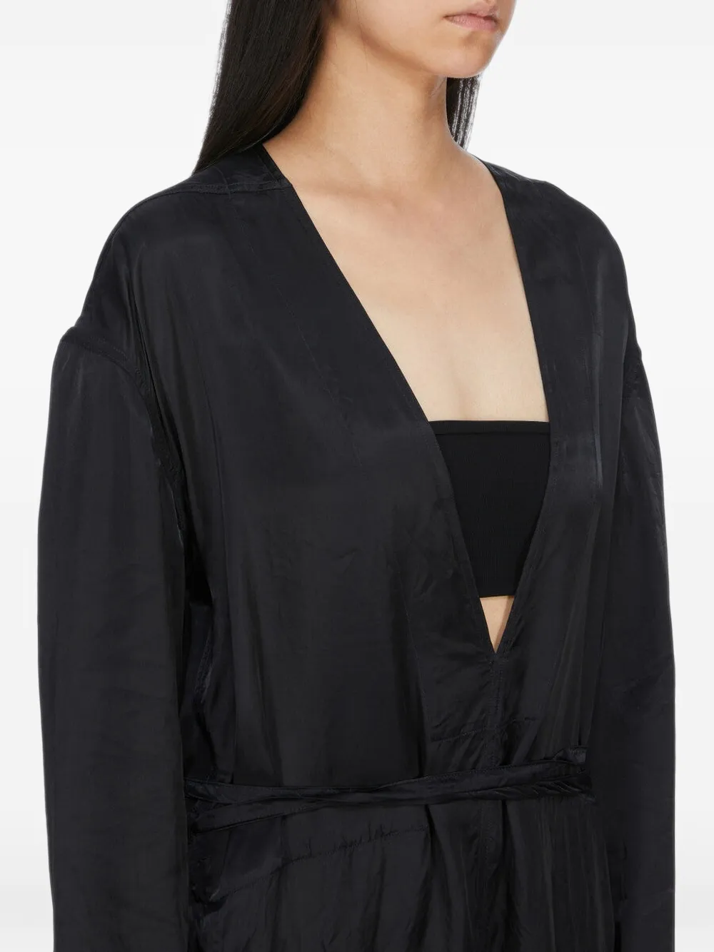 Rick Owens LS Long jumpsuit Zwart