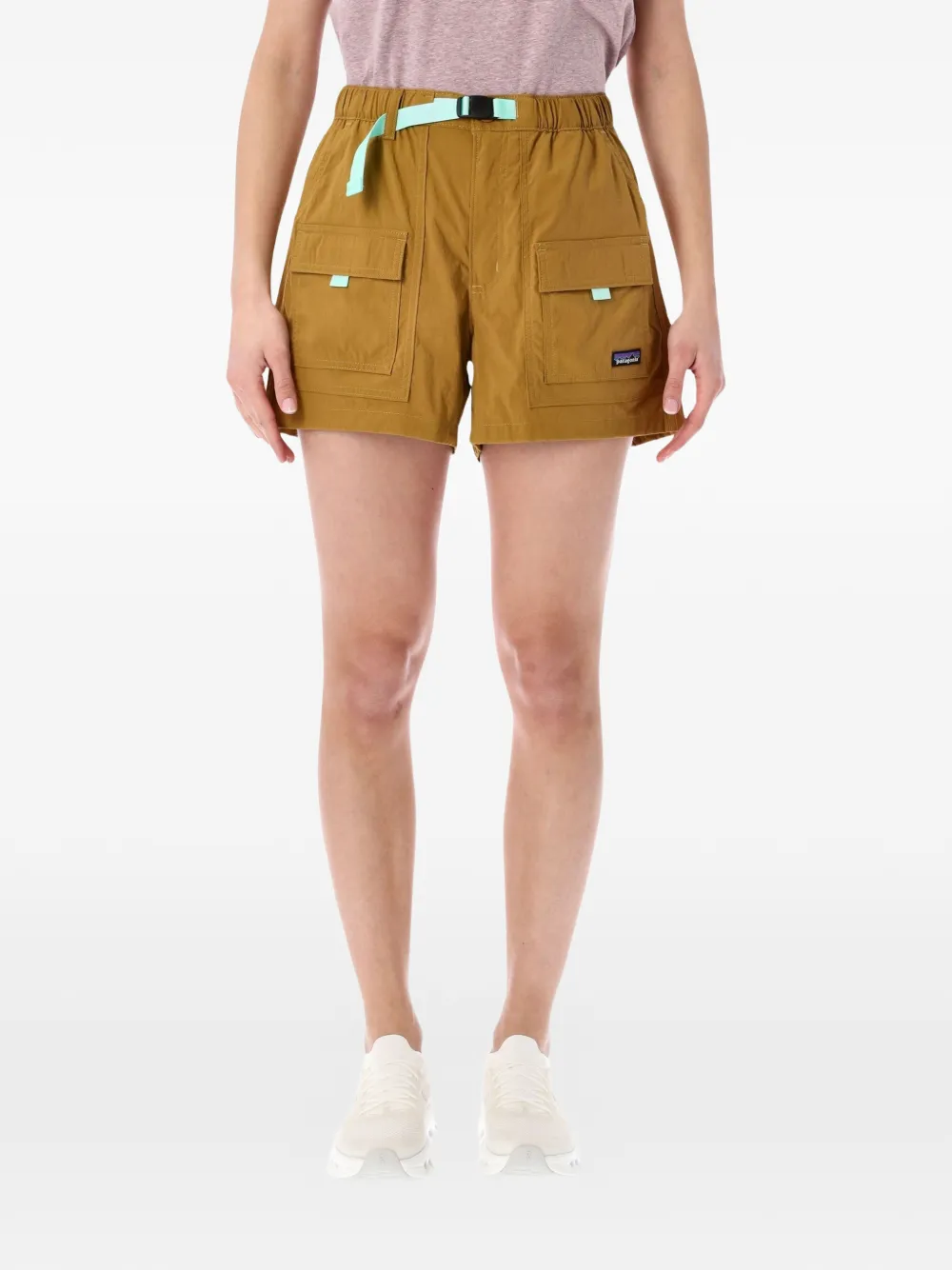 Patagonia front-pocket shorts - Marrone