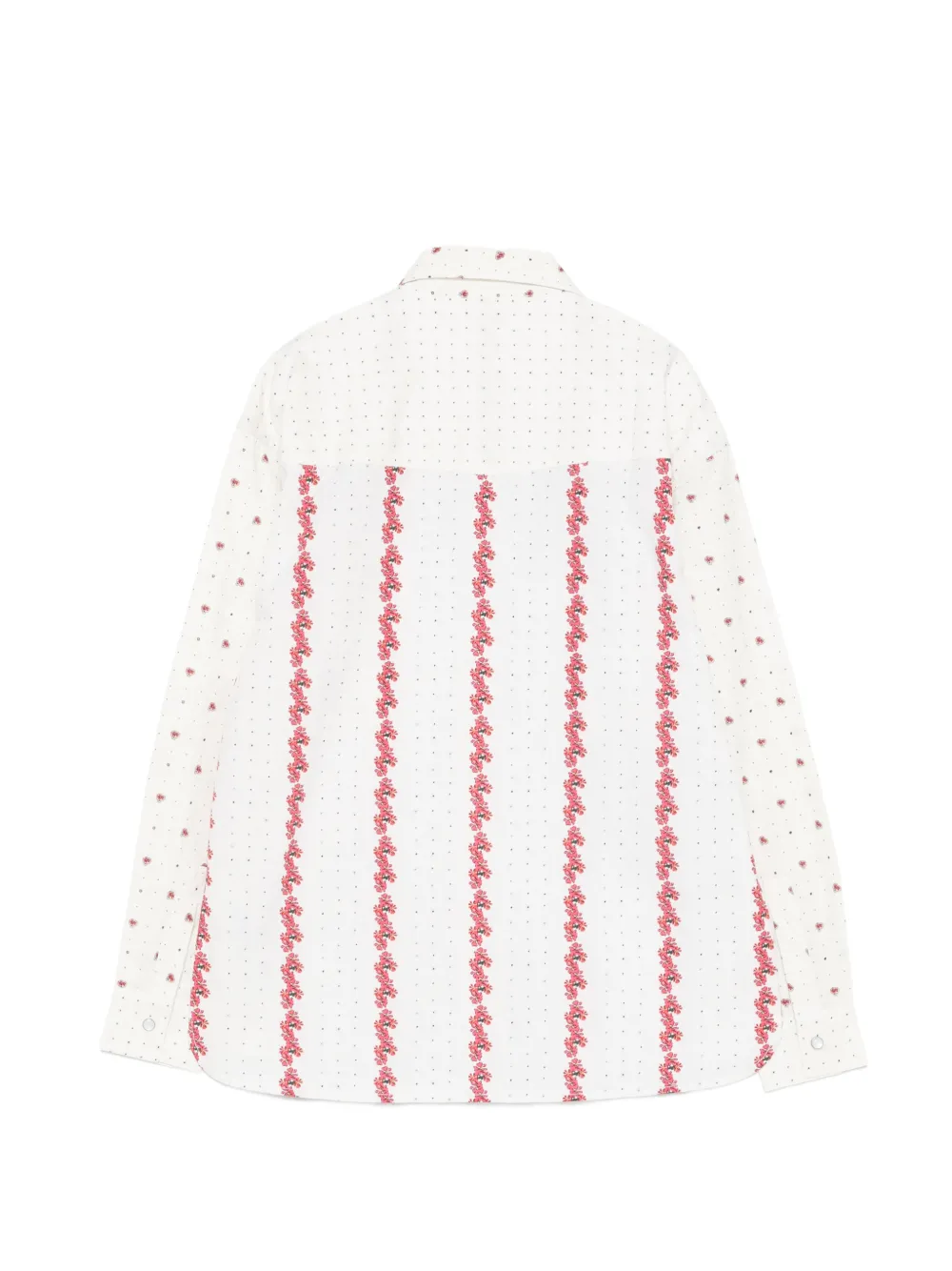  Maison Labiche Monselet Floral Shirt - White 