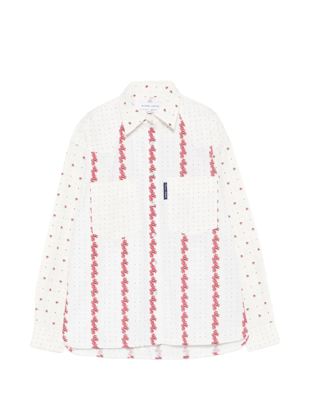 Maison Labiche Monselet floral shirt - Bianco