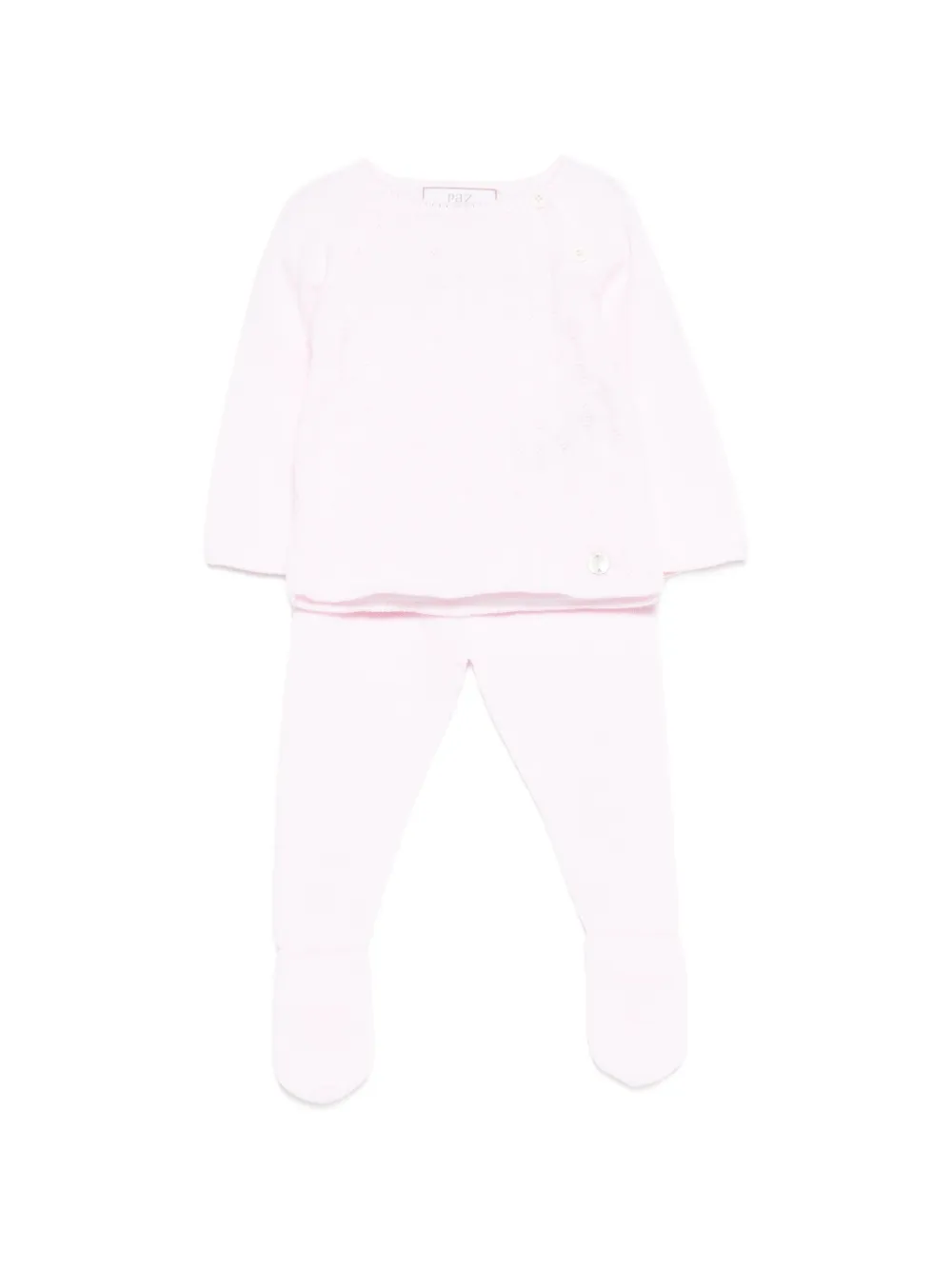 Paz Rodriguez knitted babywear (set of four) - Rosa