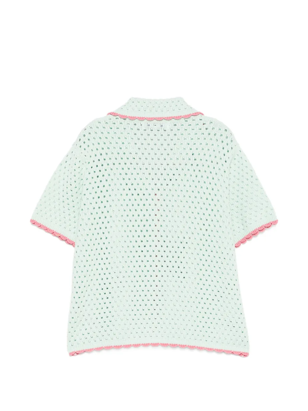  Maison Labiche Souchier Palm Crochet Shirt - Green 
