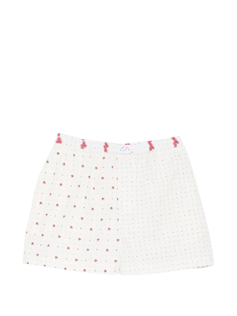 Maison Labiche flower-print shorts - Toni neutri