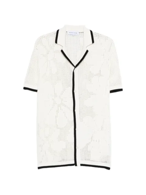 Maison Labiche Beurert Flowers contrast-trim shirt