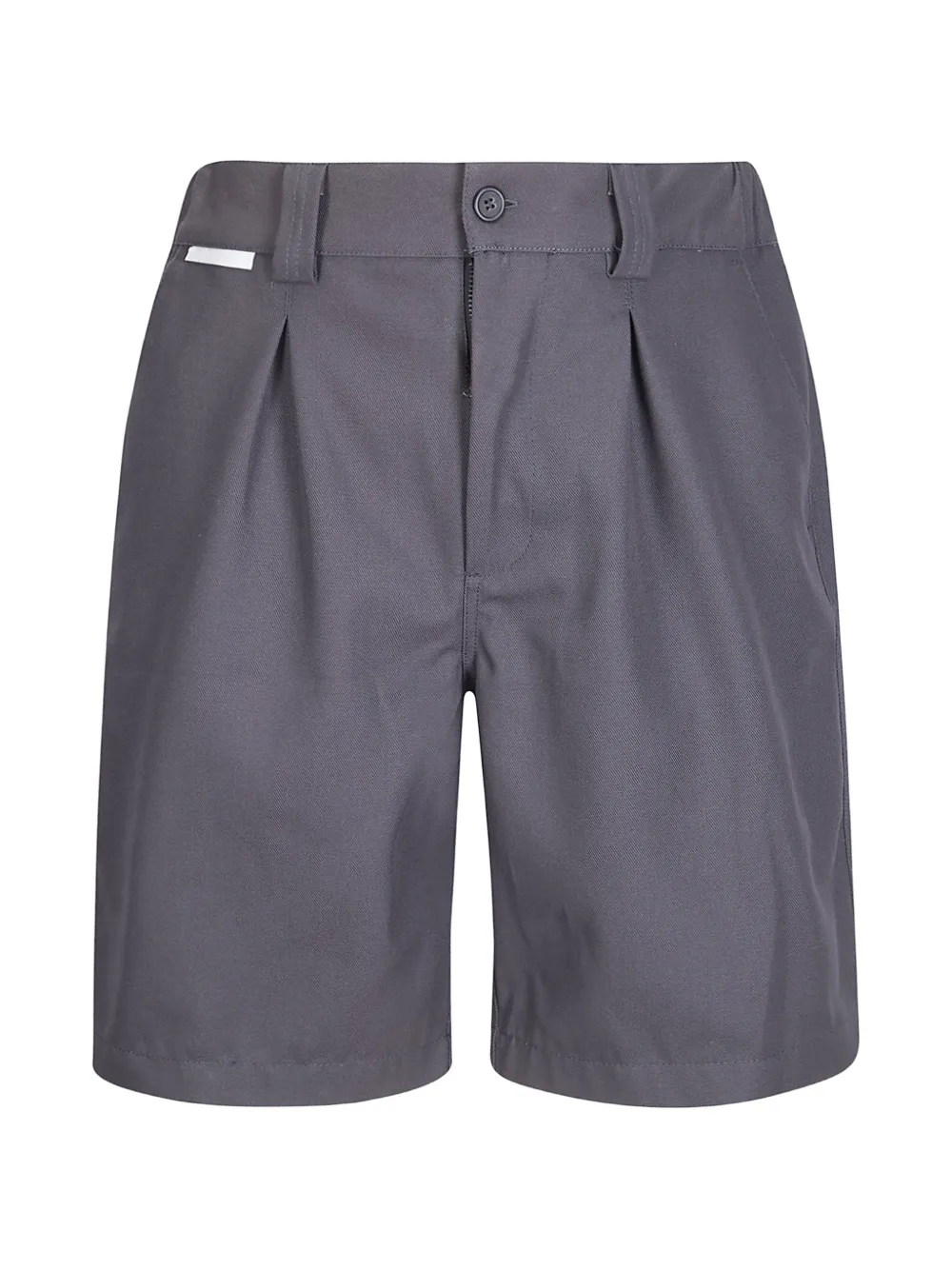 GR10K pleated replicated shorts - Grigio