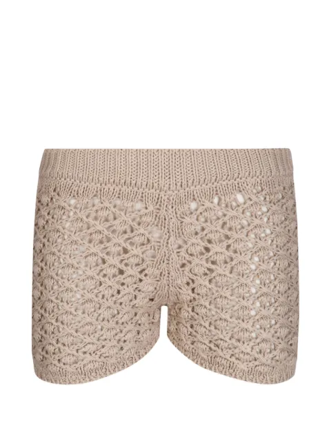ELY ELY open knit shorts
