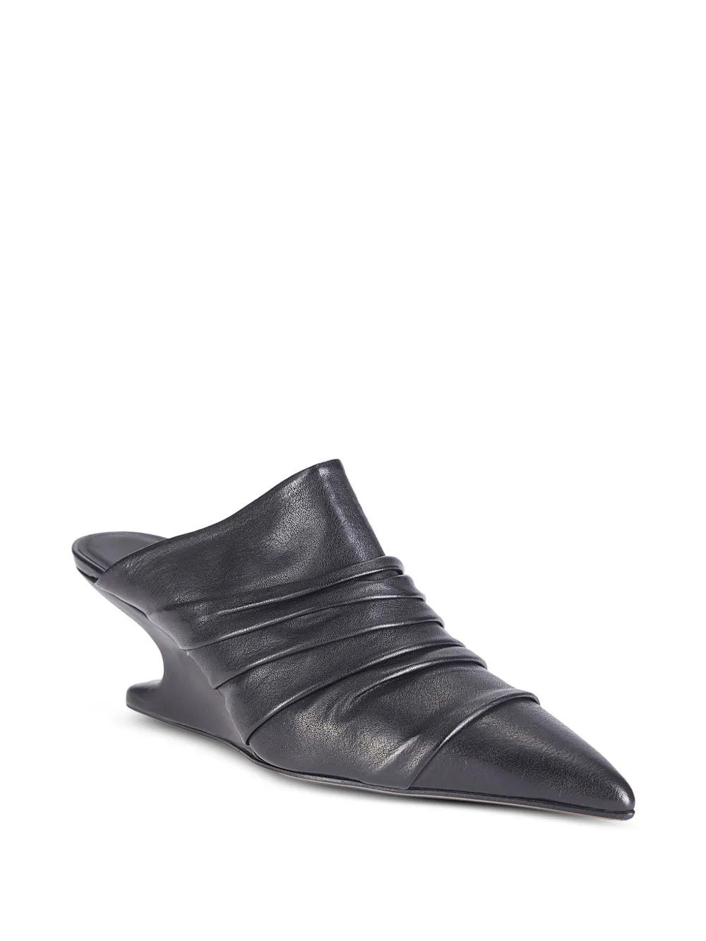 Rick Owens Cantilever Sharp Sabot muiltjes Zwart