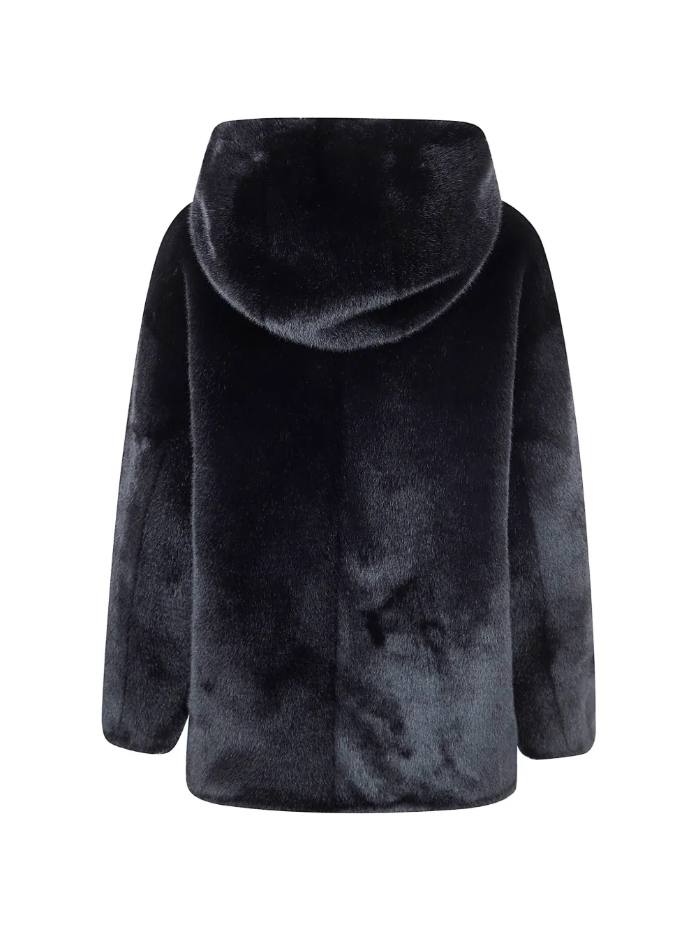  Prada Chaqueta Reversible Con Capucha - Negro 