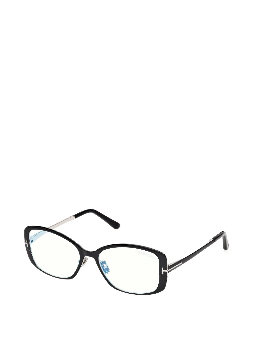TOM FORD Eyewear Bril met geometrisch montuur Zwart