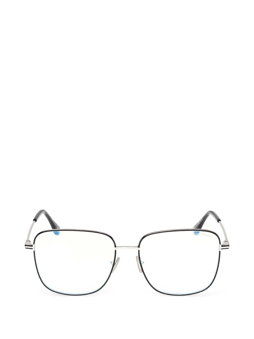 TOM FORD Eyewear square metal glasses - Nero