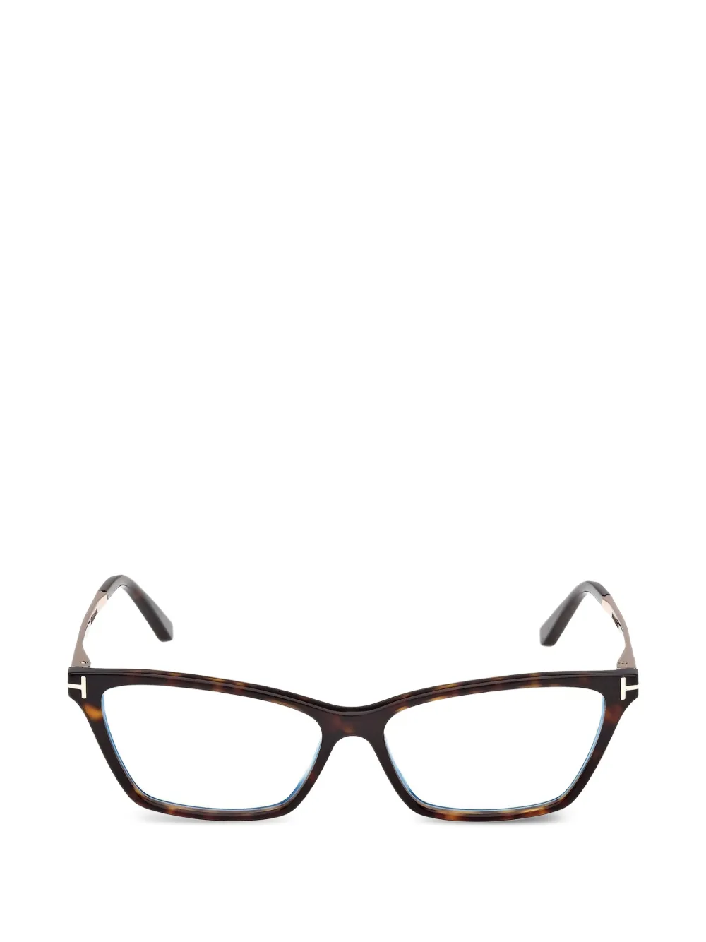 TOM FORD Eyewear cat-eye glasses - Marrone
