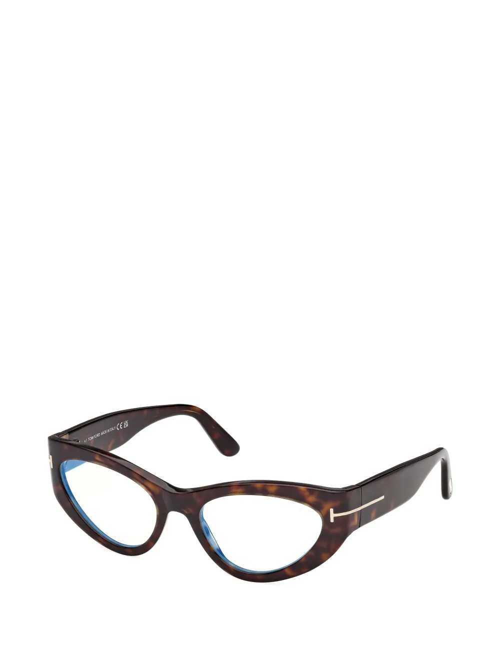 TOM FORD Eyewear Bril met cat-eye montuur Bruin