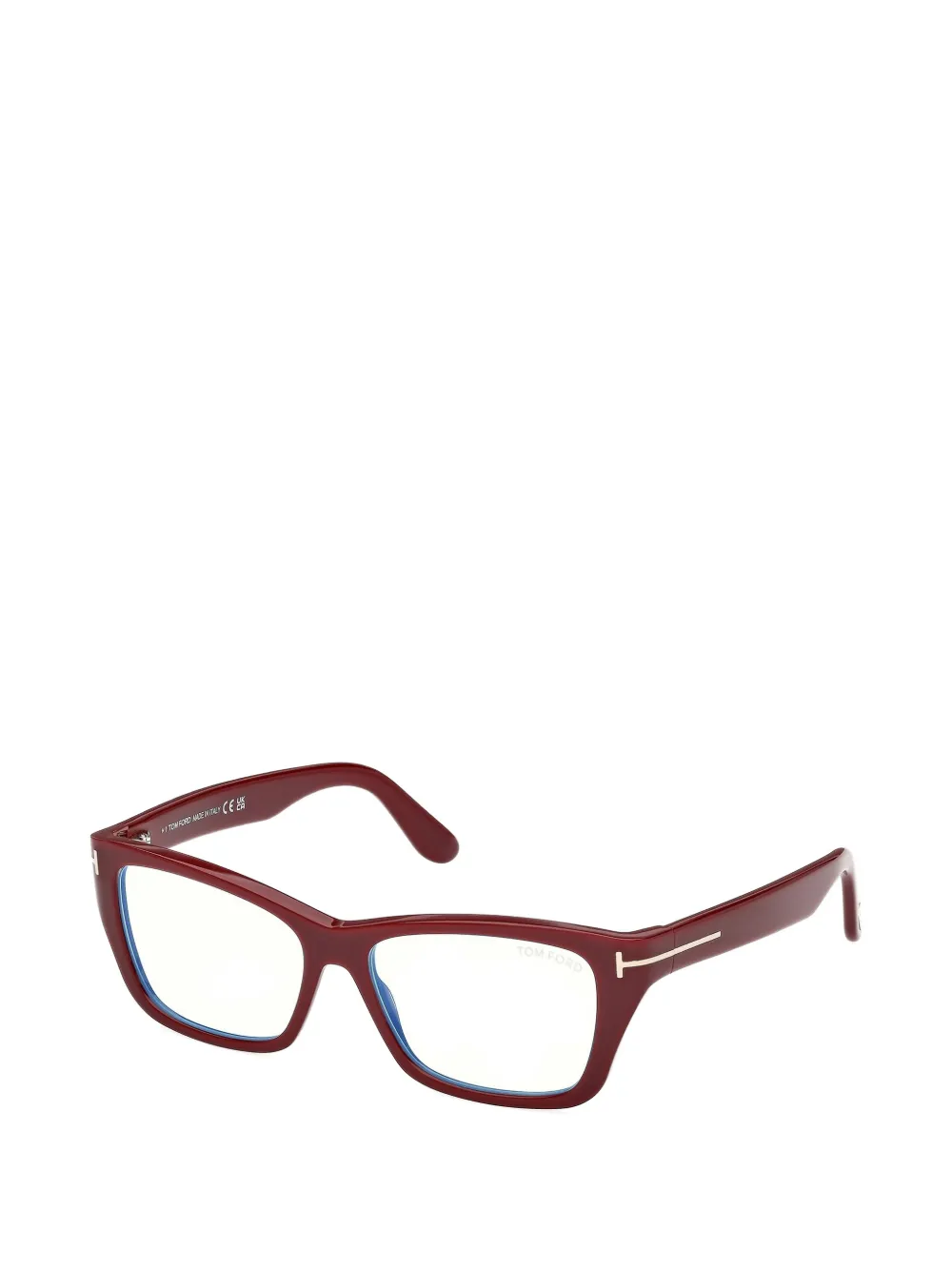 TOM FORD Eyewear Bril met vierkant montuur Rood