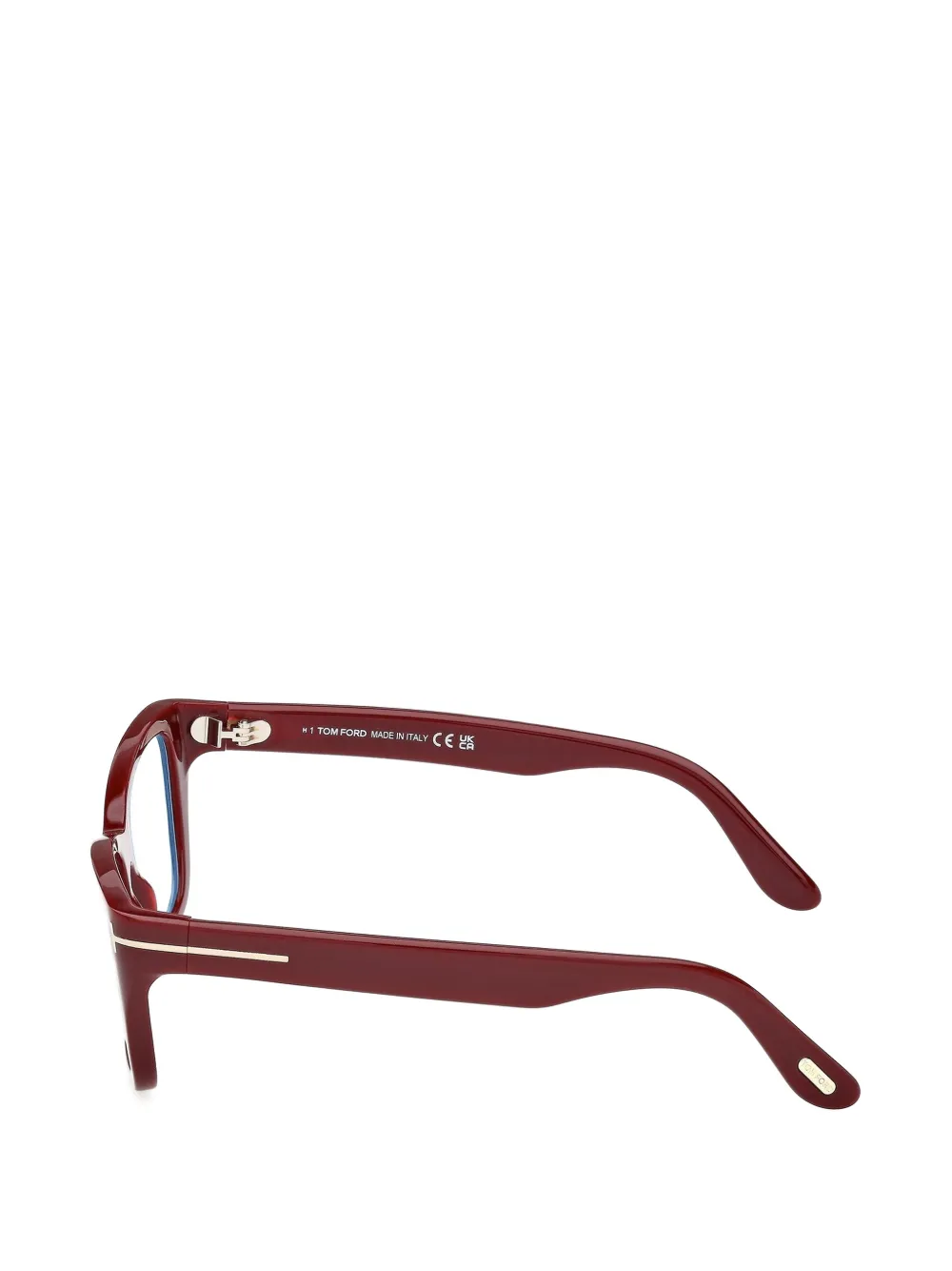 TOM FORD Eyewear Bril met vierkant montuur Rood