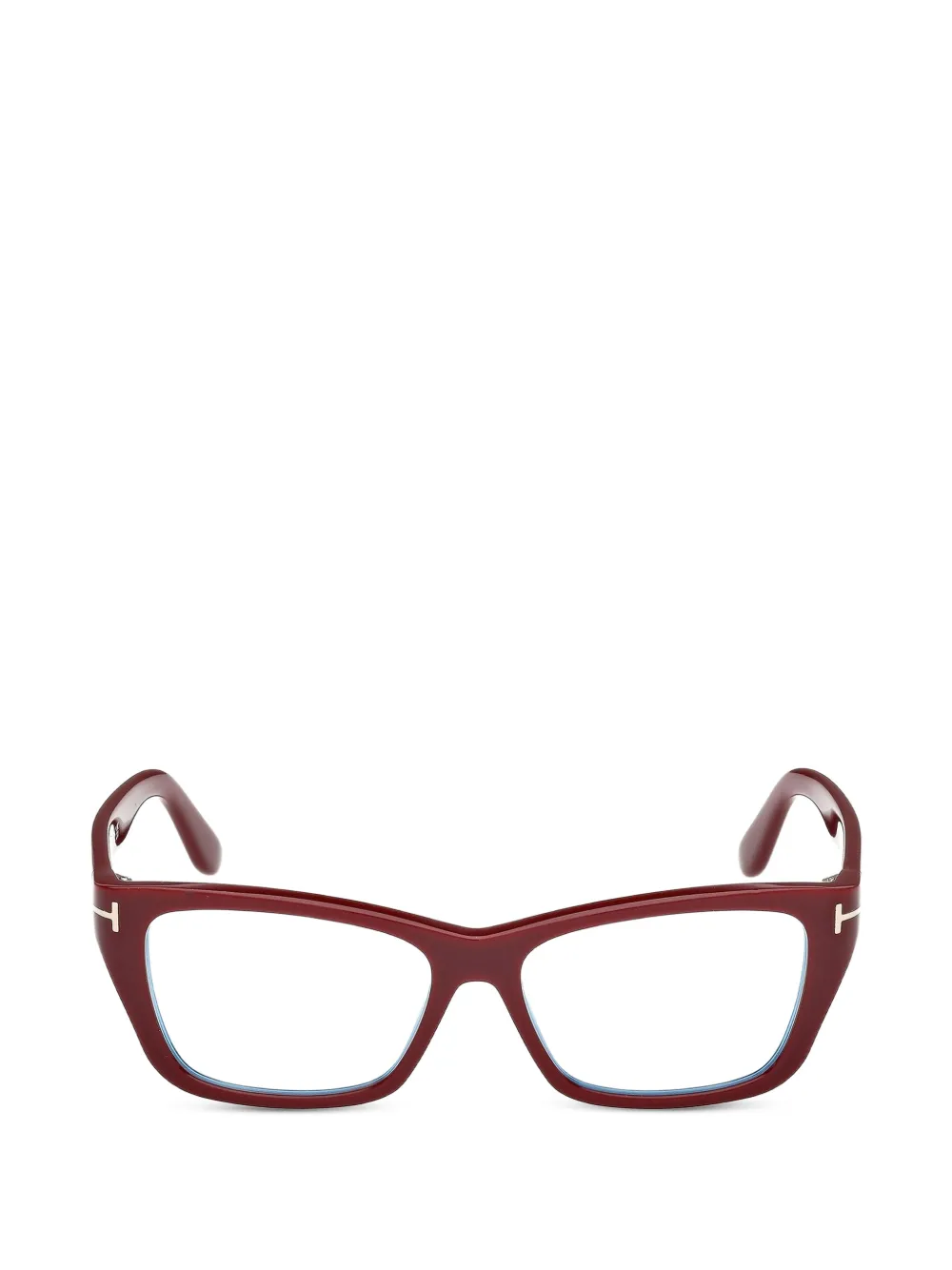 TOM FORD Eyewear square-frame glasses - Rosso