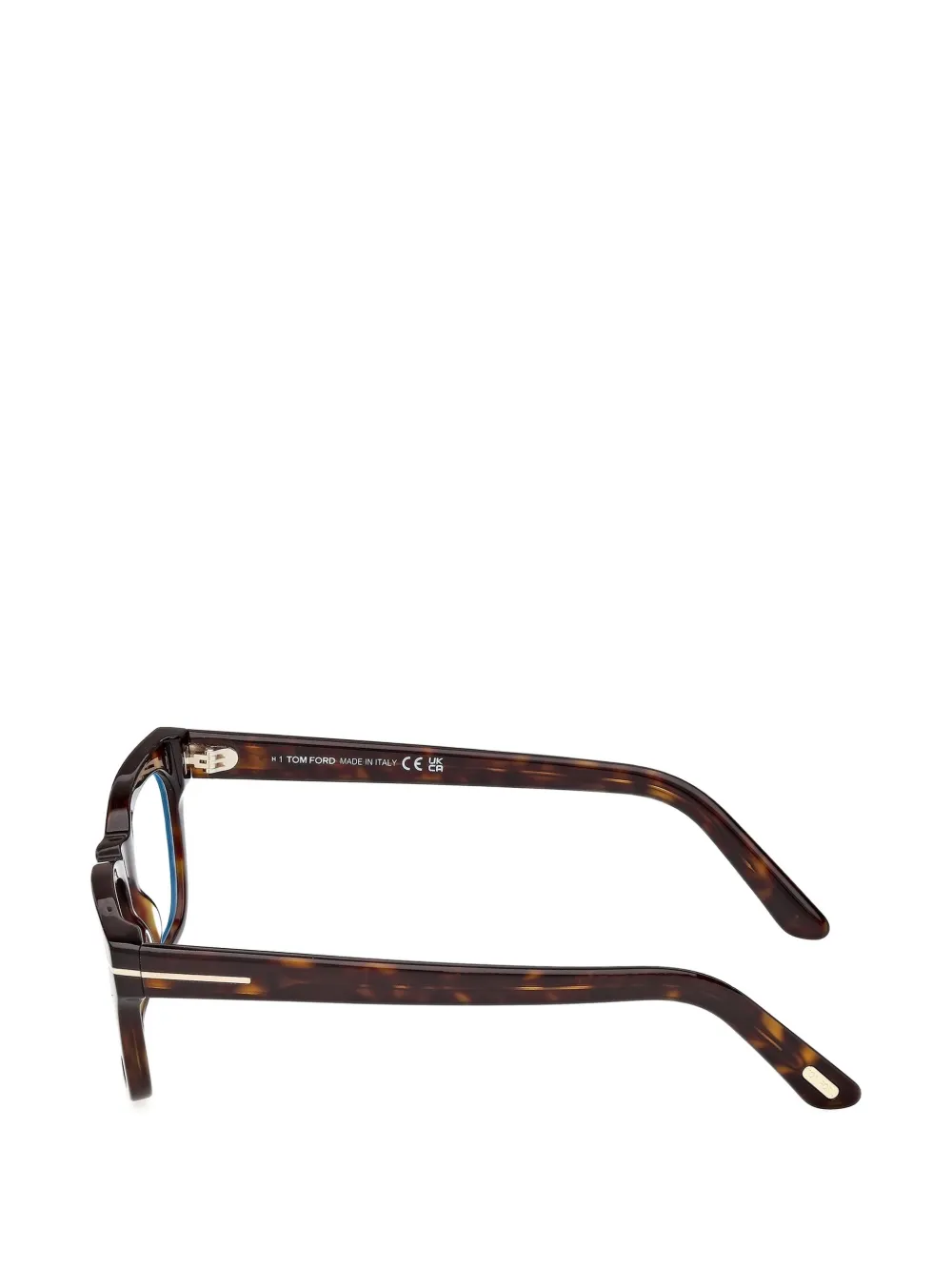TOM FORD Eyewear Bril met vierkant montuur Bruin