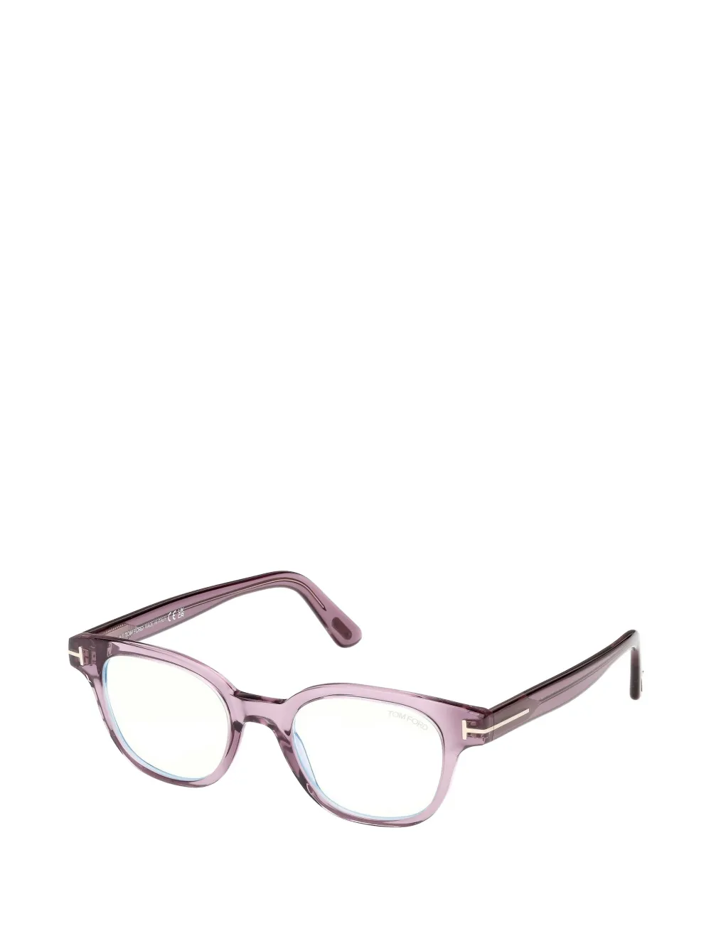  Tom Ford Eyewear Round-frame Glasses - Purple 