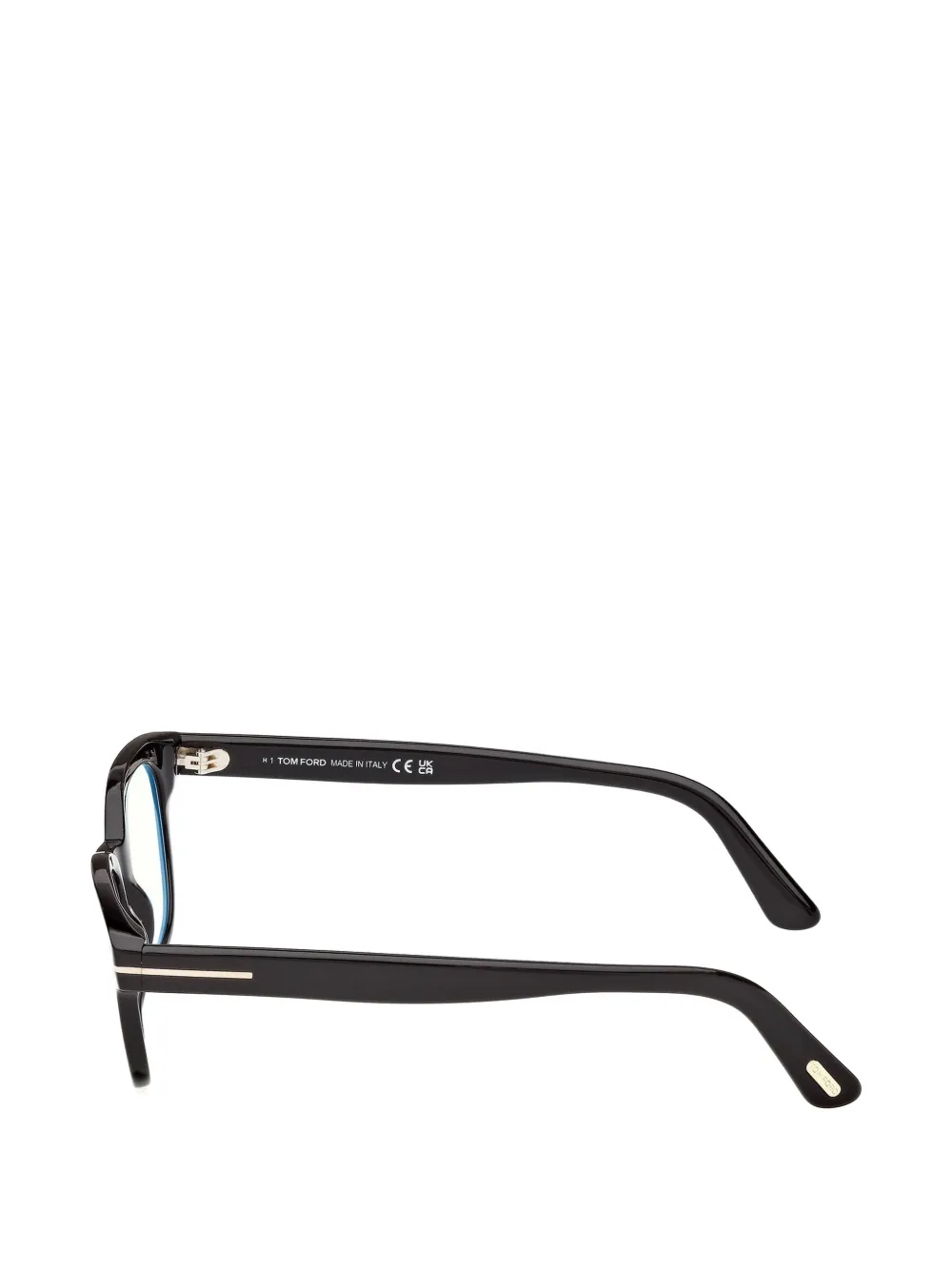 TOM FORD Eyewear Bril met rond montuur Zwart