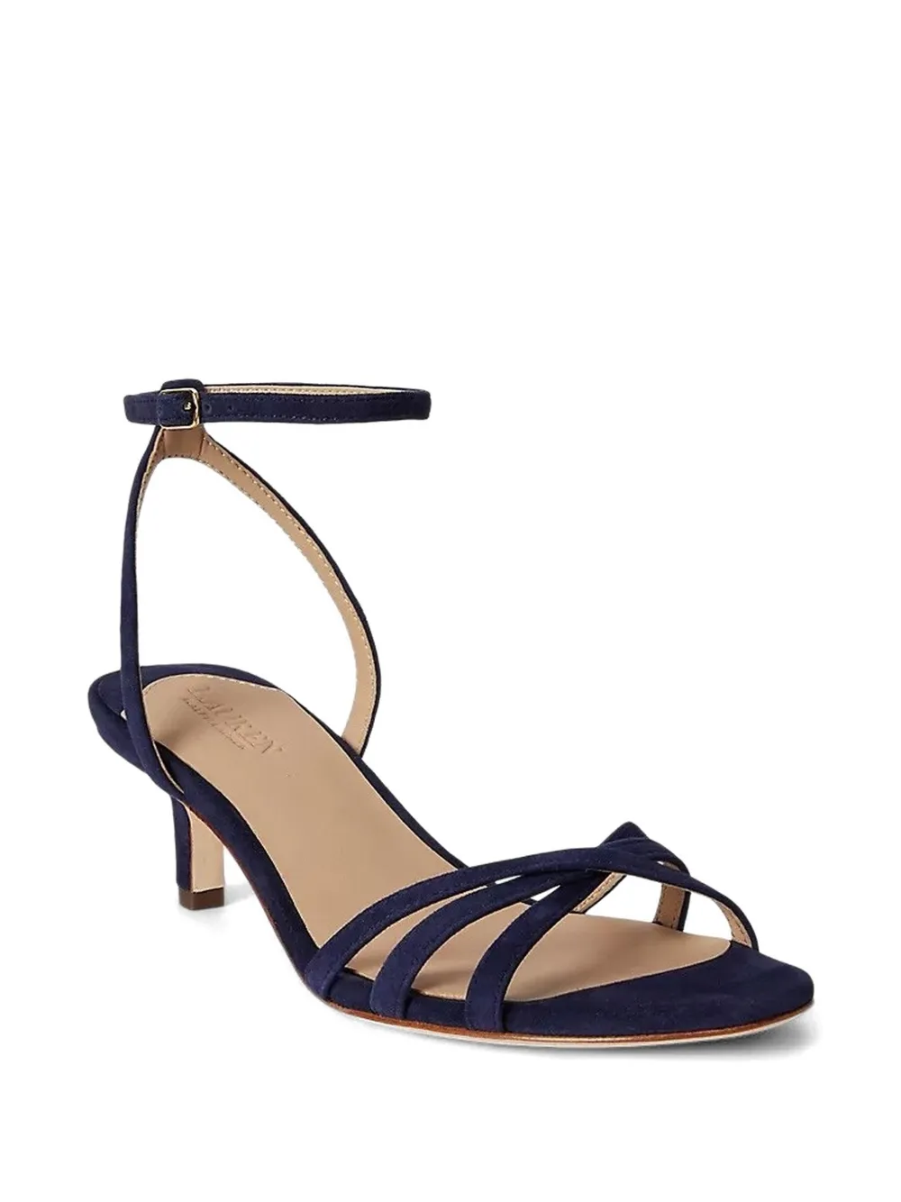 Lauren Ralph Lauren Leren sandalen Blauw