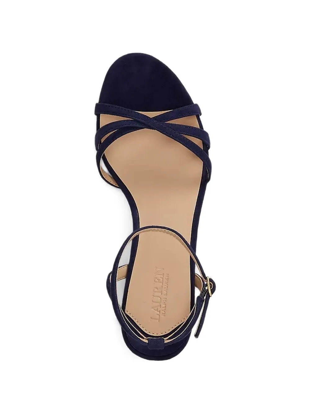 Lauren Ralph Lauren Leren sandalen Blauw