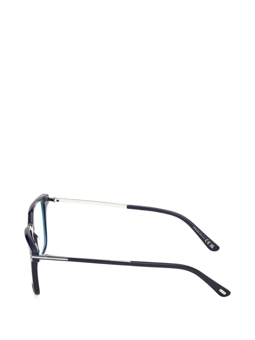 TOM FORD Eyewear Bril met vierkant montuur Blauw