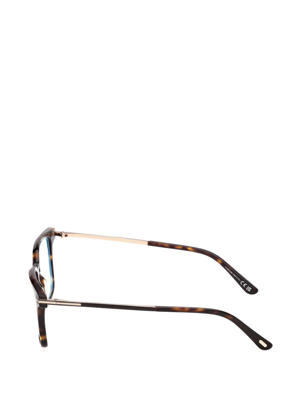 Tom Ford Eyewear Square Frame Glasses - Brown 