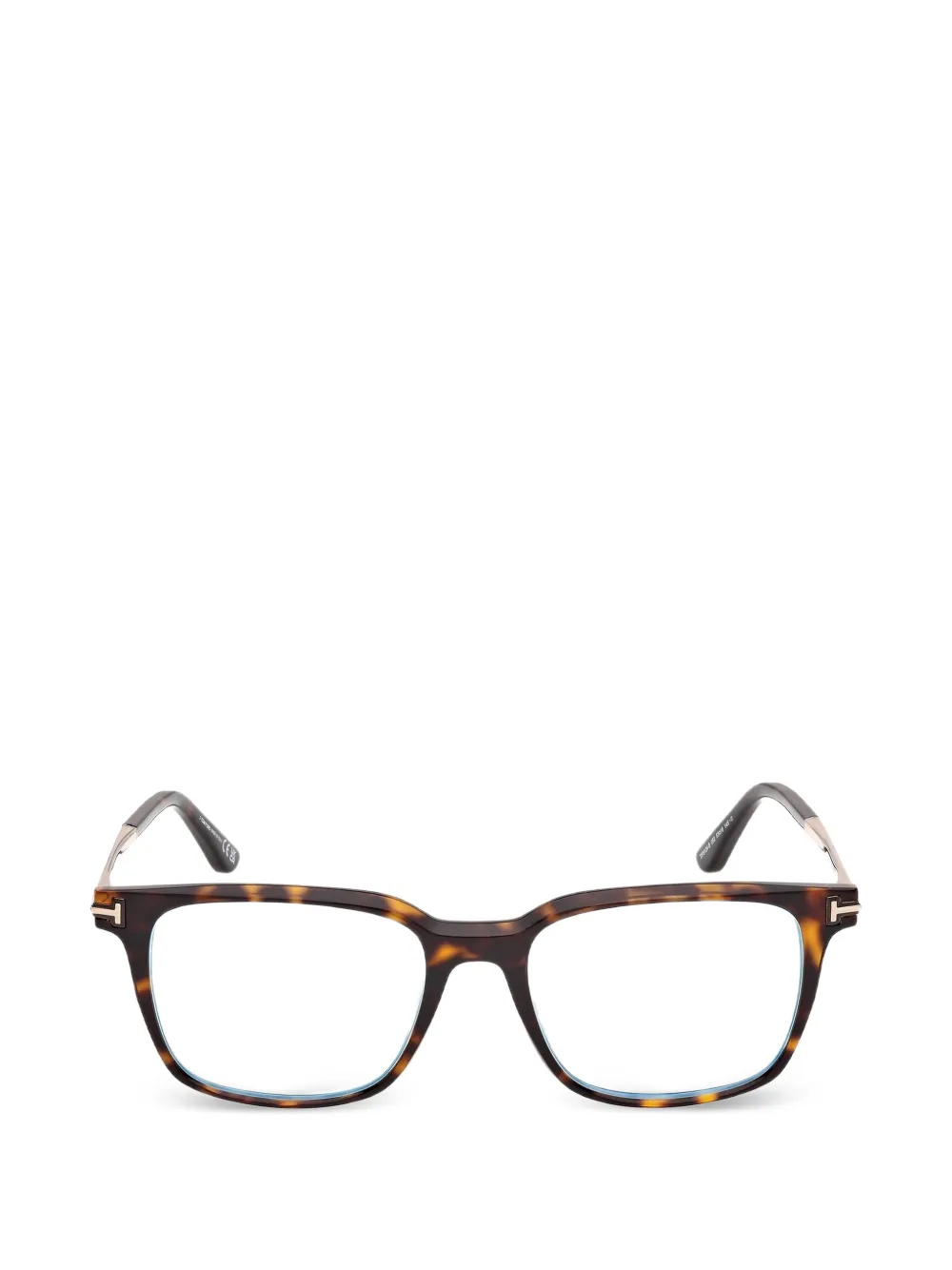 TOM FORD Eyewear square-frame glasses - Marrone