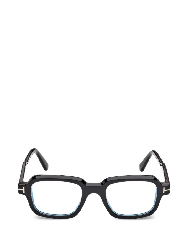 TOM FORD Eyewear スクエアメガネフレーム | ブラック | FARFETCH JP