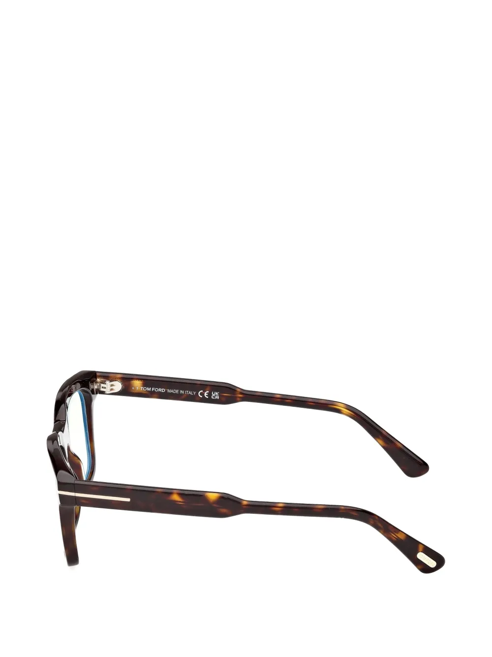 TOM FORD Eyewear Bril met vierkant montuur Bruin