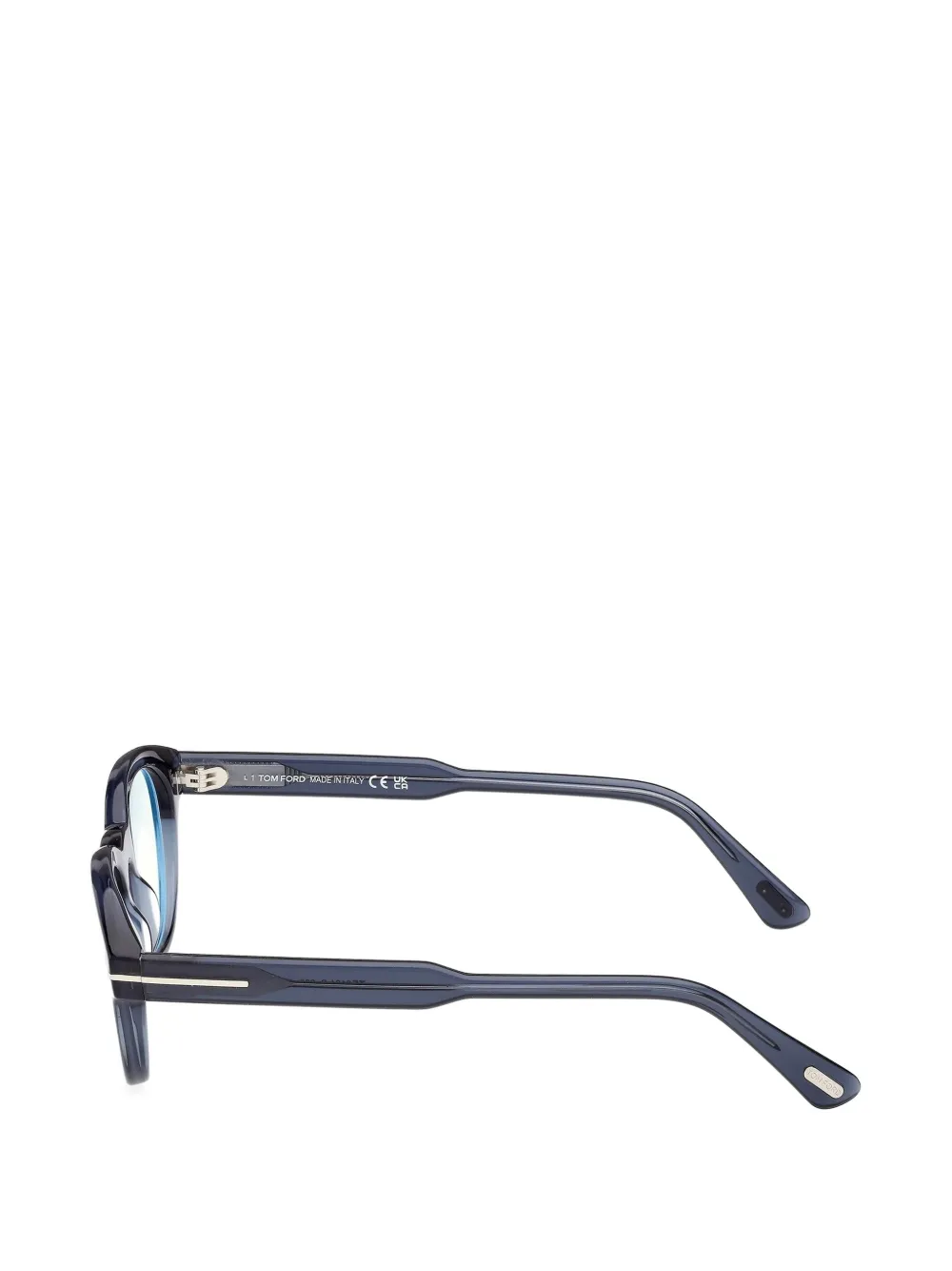 TOM FORD Eyewear Bril met rond montuur Blauw