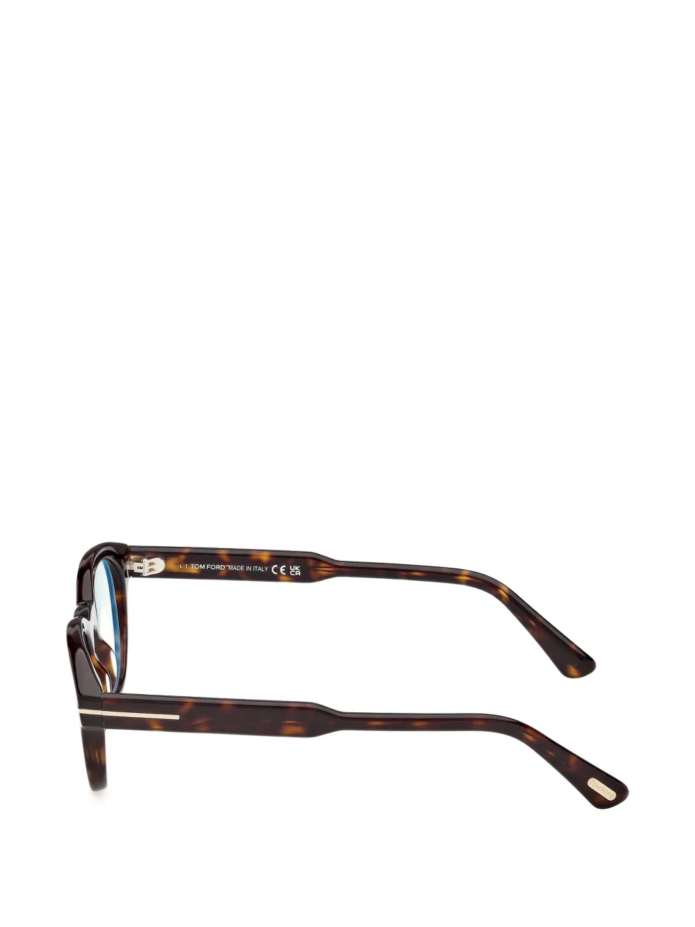 TOM FORD Eyewear Bril met rond montuur Bruin