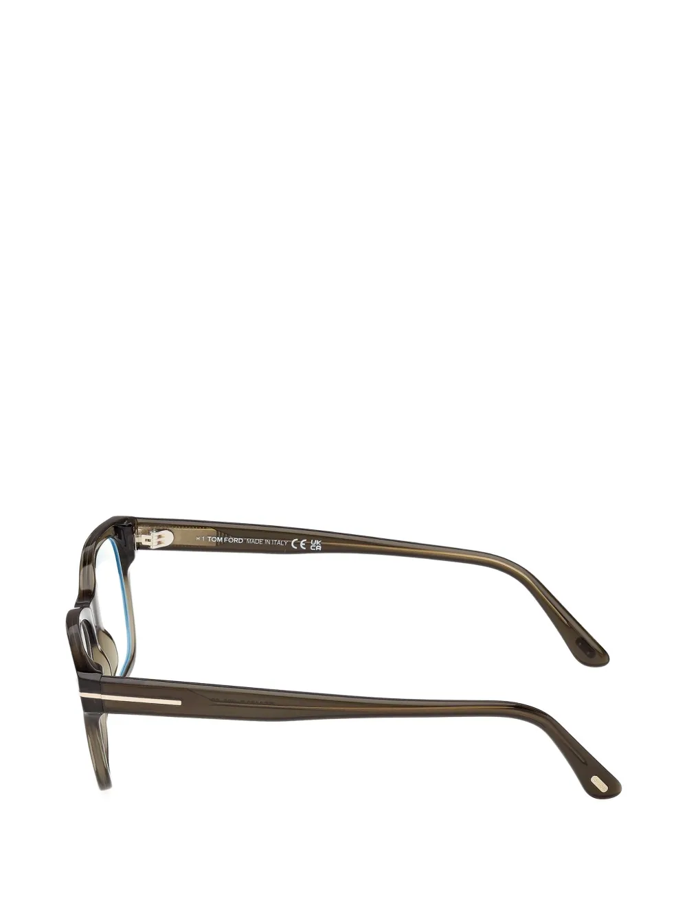 TOM FORD Eyewear Bril met vierkant montuur Grijs