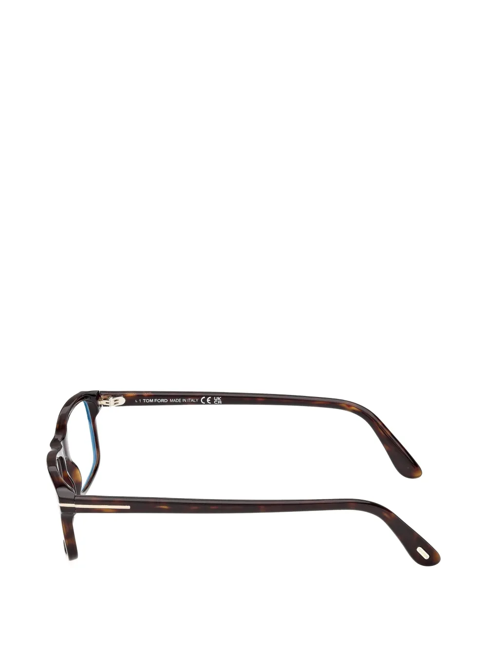 TOM FORD Eyewear Bril met vierkant montuur Bruin