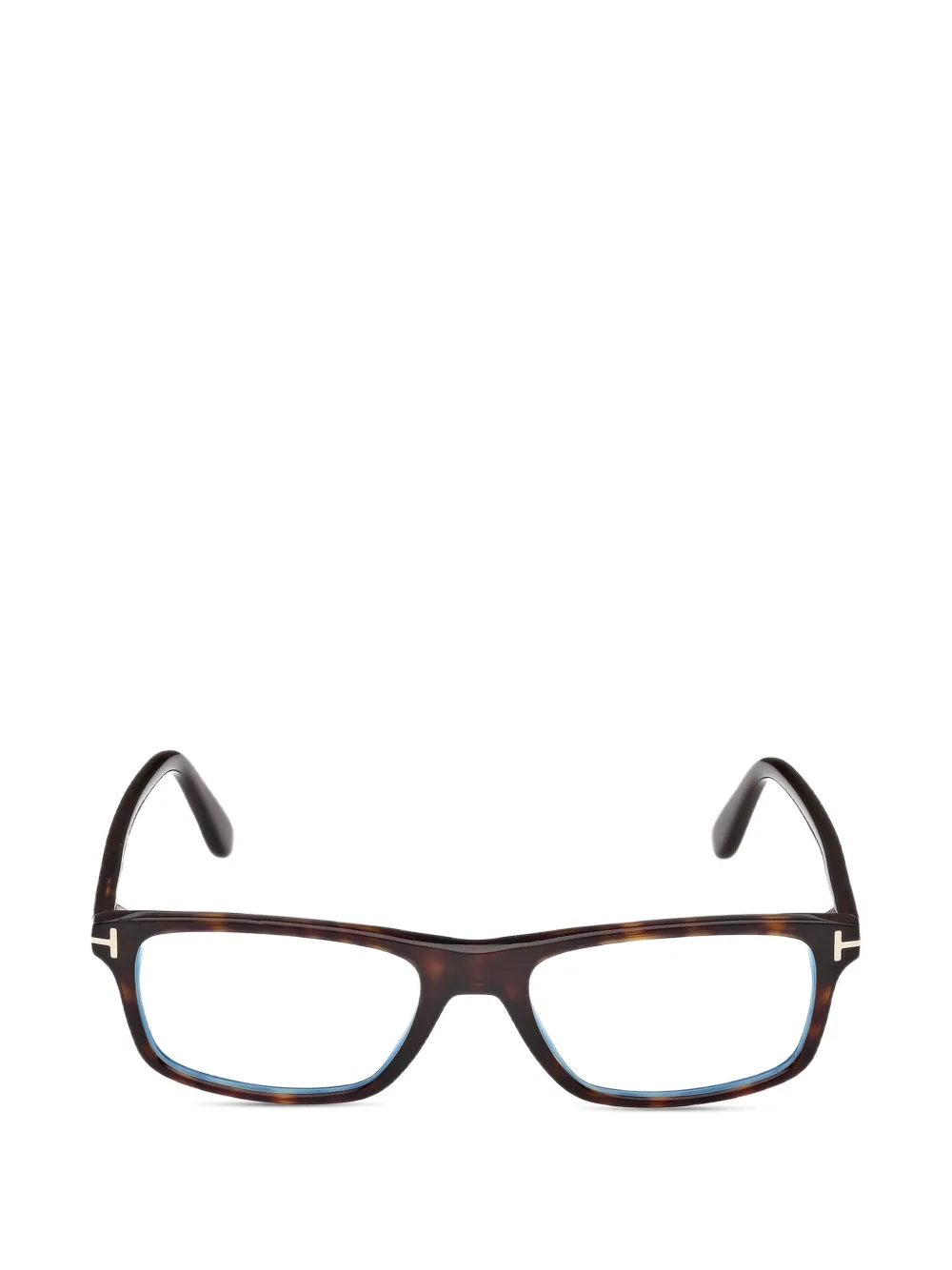 TOM FORD Eyewear square-frame glasses - Marrone